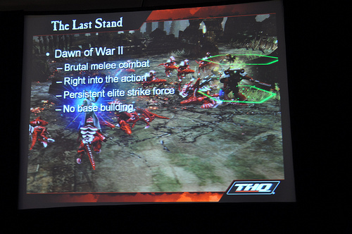 Warhammer 40,000: Dawn of War II - The Last Stand: фотографии с конференции на Penny Arcade Expo 2009