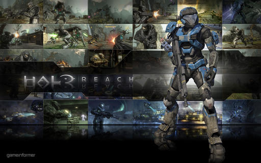 Halo: Reach - Обои и описания персонажей от Gameinformer