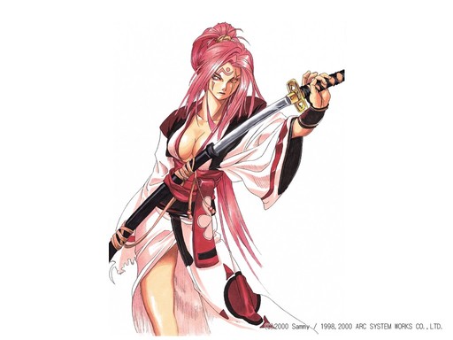 Guilty Gear​ - Косплей Байкен (Baiken) 