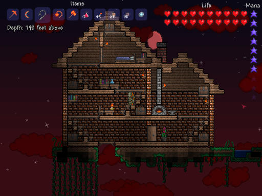 Terraria - А какой у тебя дом?