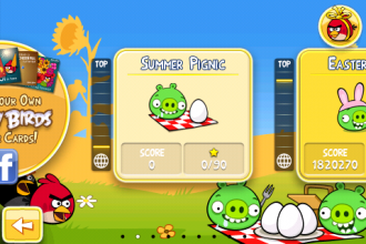 Angry Birds - Вышла Angry Birds Seasons Summer Pignic для iOS