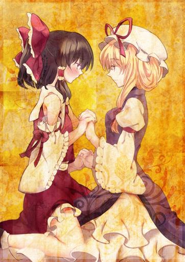 Touhou Project 08: Imperishable Night - Best Art of Touhou. Part III [Shoujo-Ai]