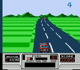 Ретро-игры - Road Blasters (NES) - аркадные гонки со стрельбой, портированные с Atari System 1